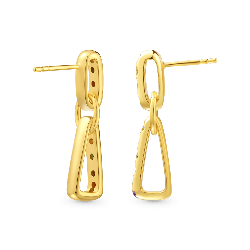 Fancy Color Mixed Shape Earrings image number 2