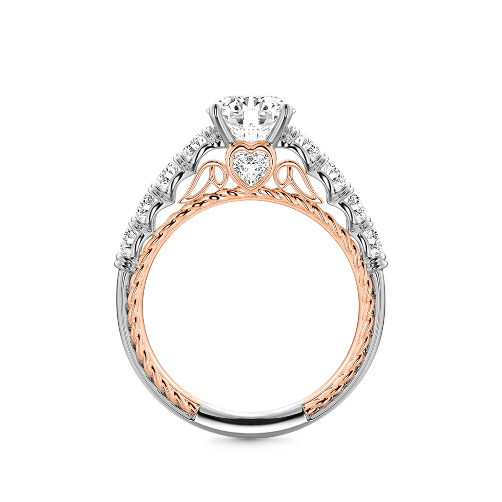 Cable Pave Hola Engagement Ring image number 1