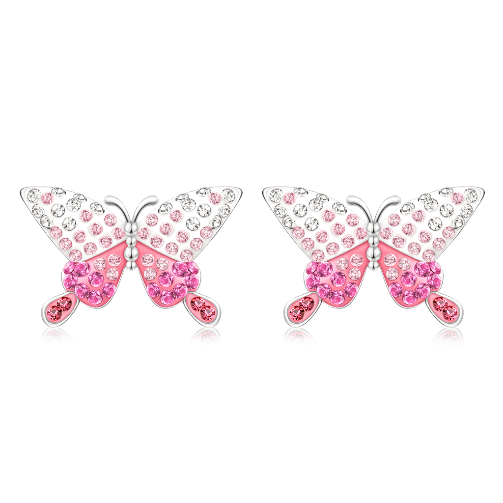 Gradient Butterfly Earrings image number 0