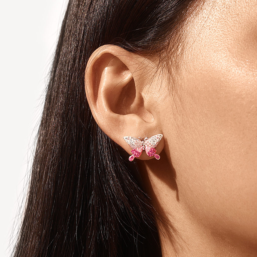 Gradient Butterfly Earrings image number 4