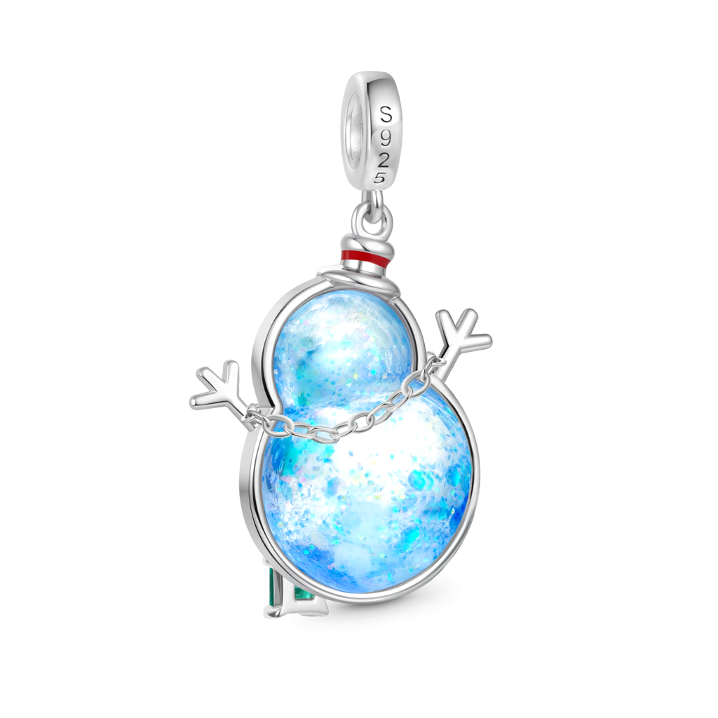 Christmas Snowman Quicksand Pendant image number 2