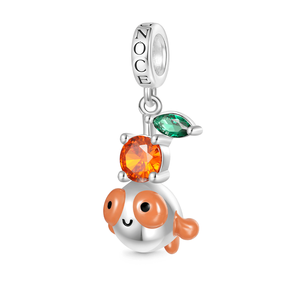 Bubble-eye Goldfish Pendant image number 0