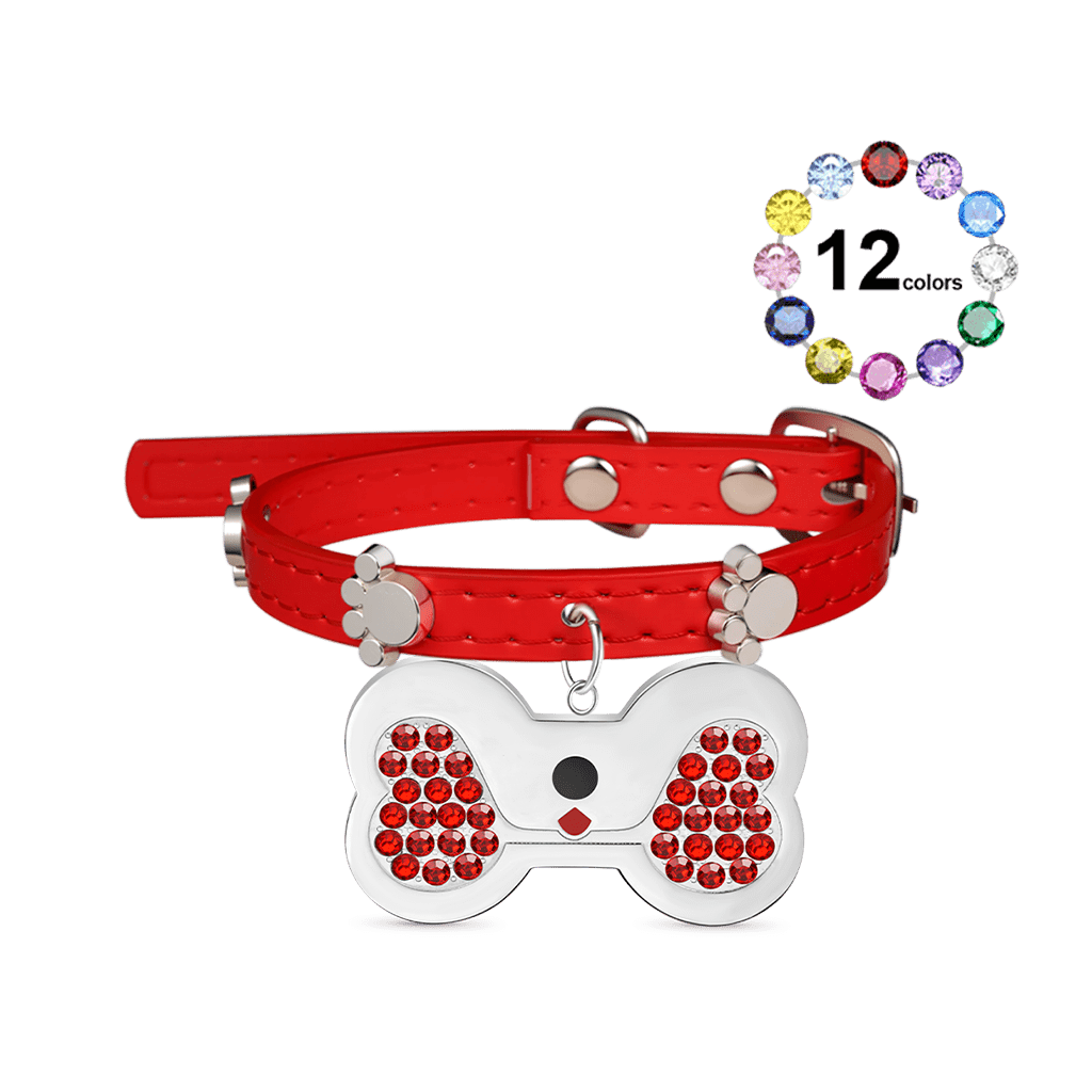Dog Bone Pet Tag & Collar Anti-Lost image number 0