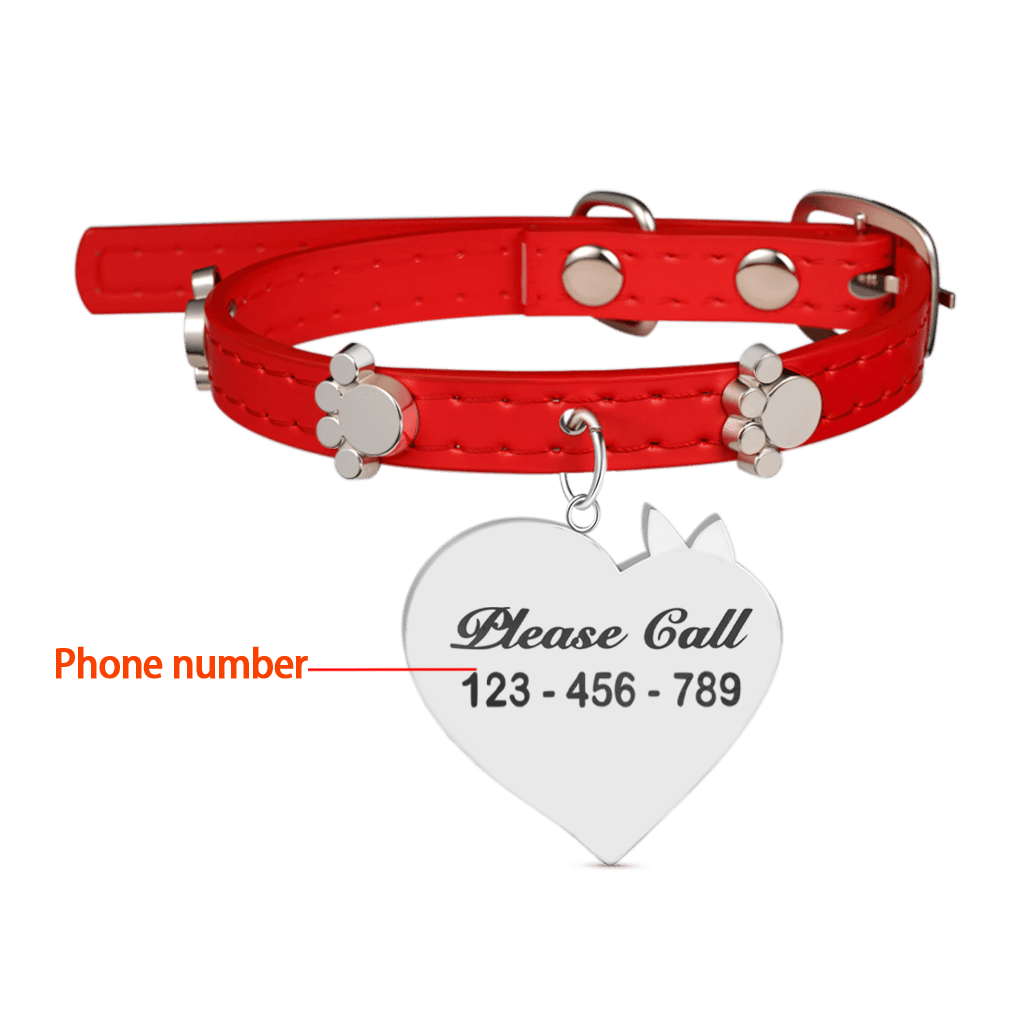 Heart Pet Tag & Collar Anti-Lost image number 2