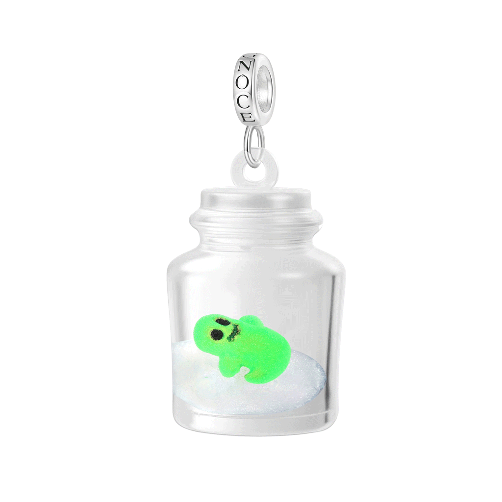 Ghost Glass Bottle Pendant image number 0
