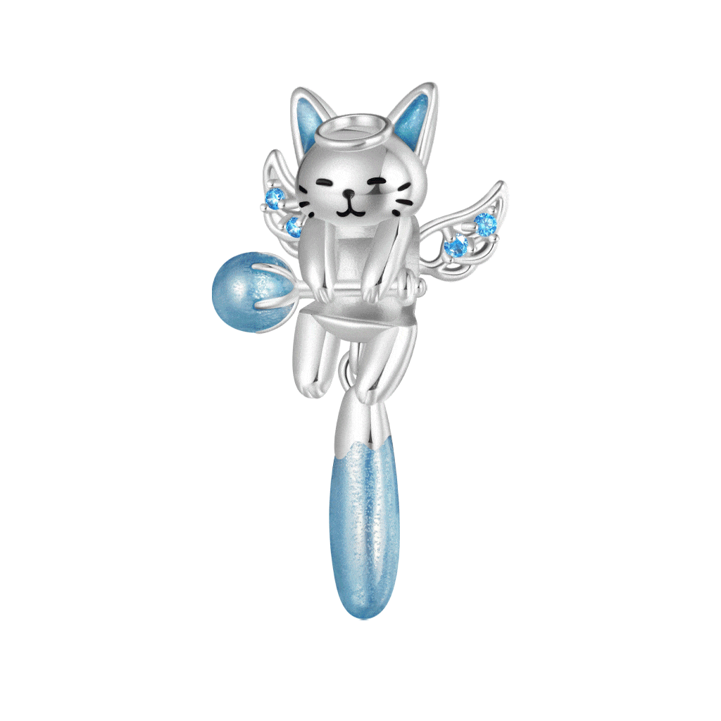 Angel Cat Charm image number 0
