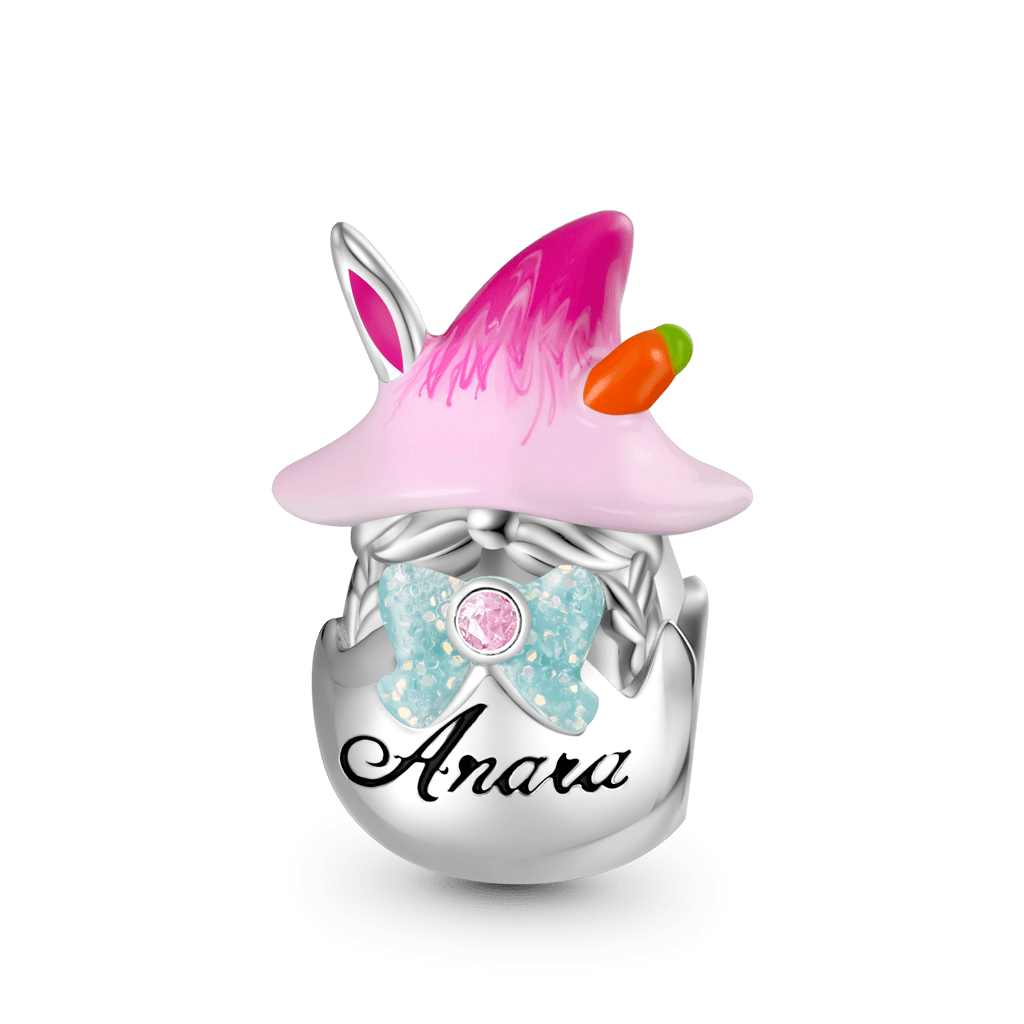 Bunny Gnome Easter Egg Charm image number 0