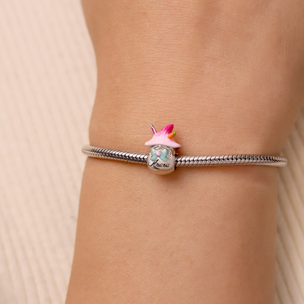 Bunny Gnome Easter Egg Charm image number 5