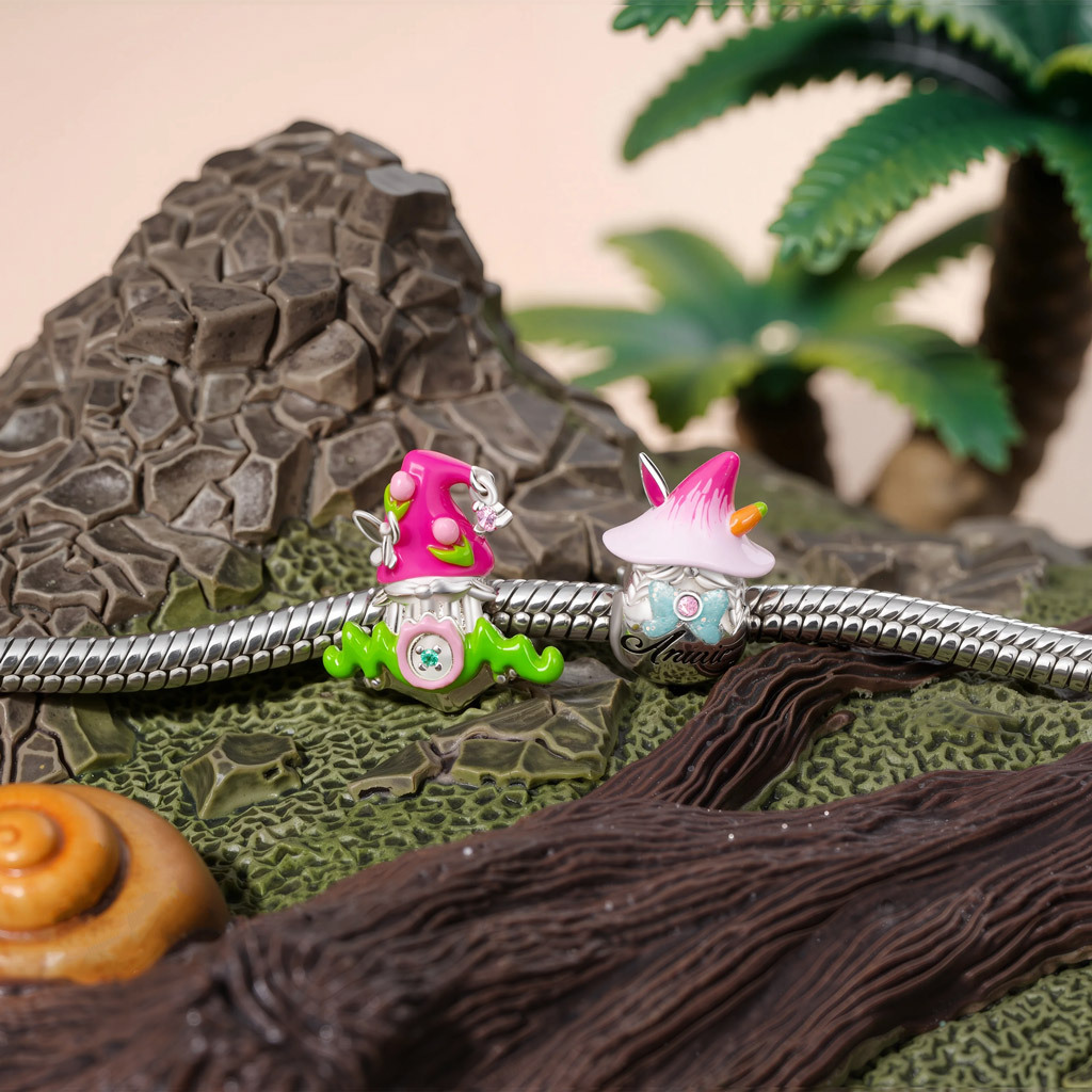 Bunny Gnome Easter Egg Charm image number 3