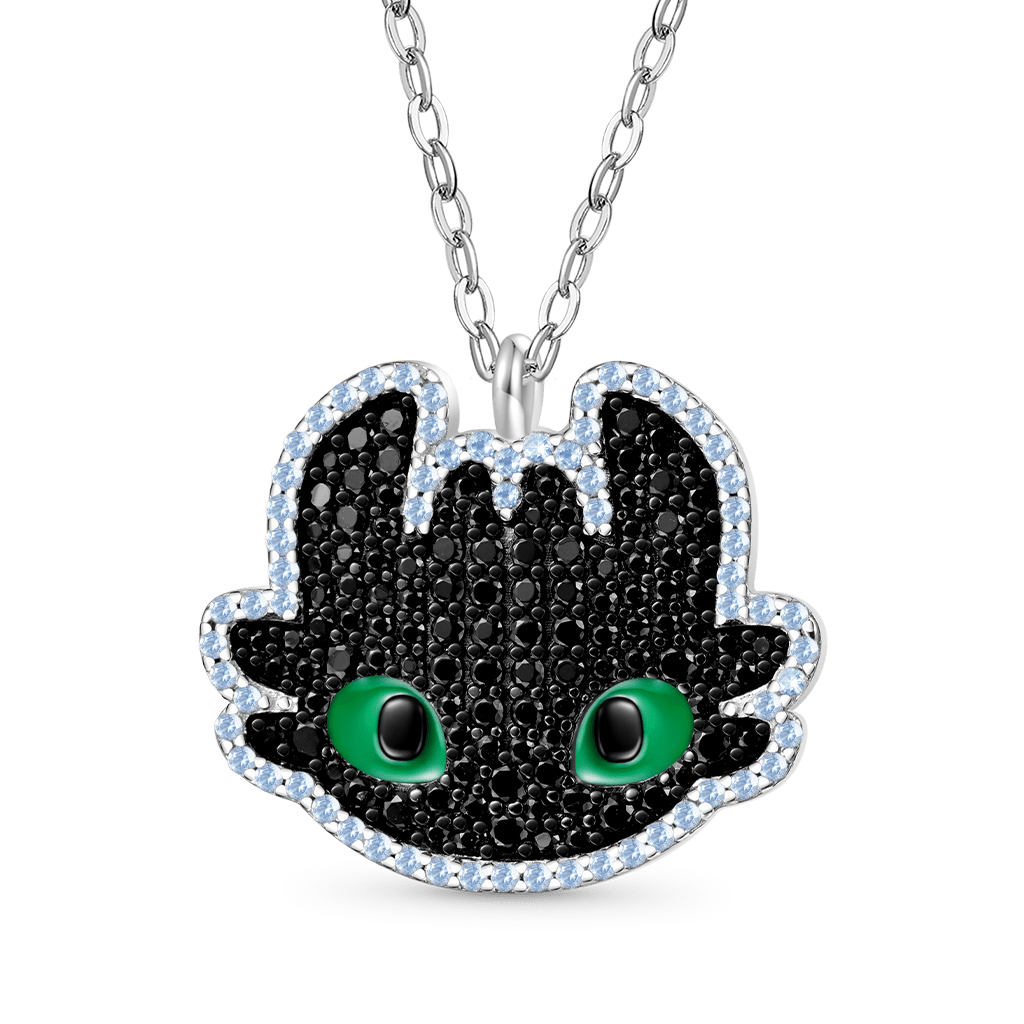 Smiling Toothless Necklace image number 0
