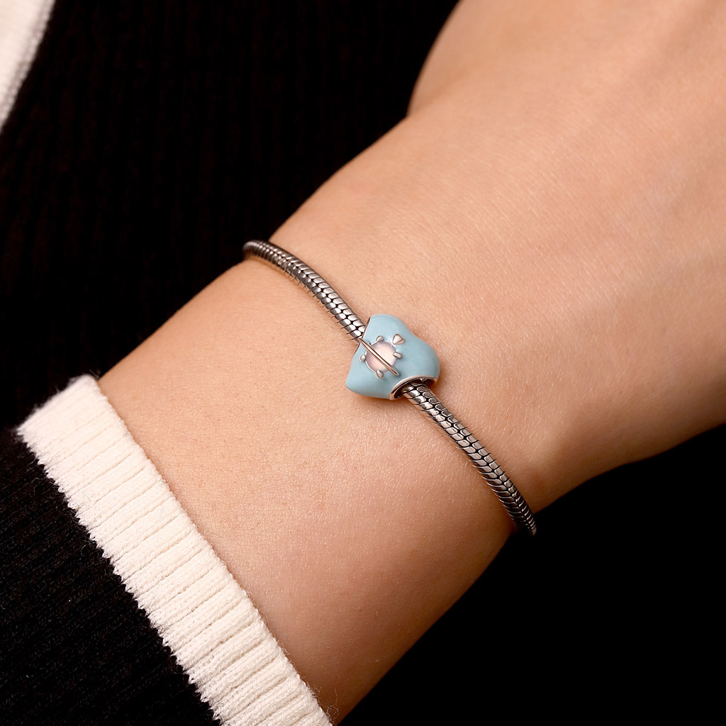 Blue Love Planet Charm image number 3