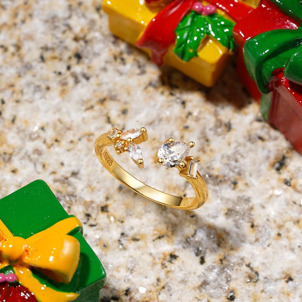 Irregular Marquise Diamond Ring image number 2