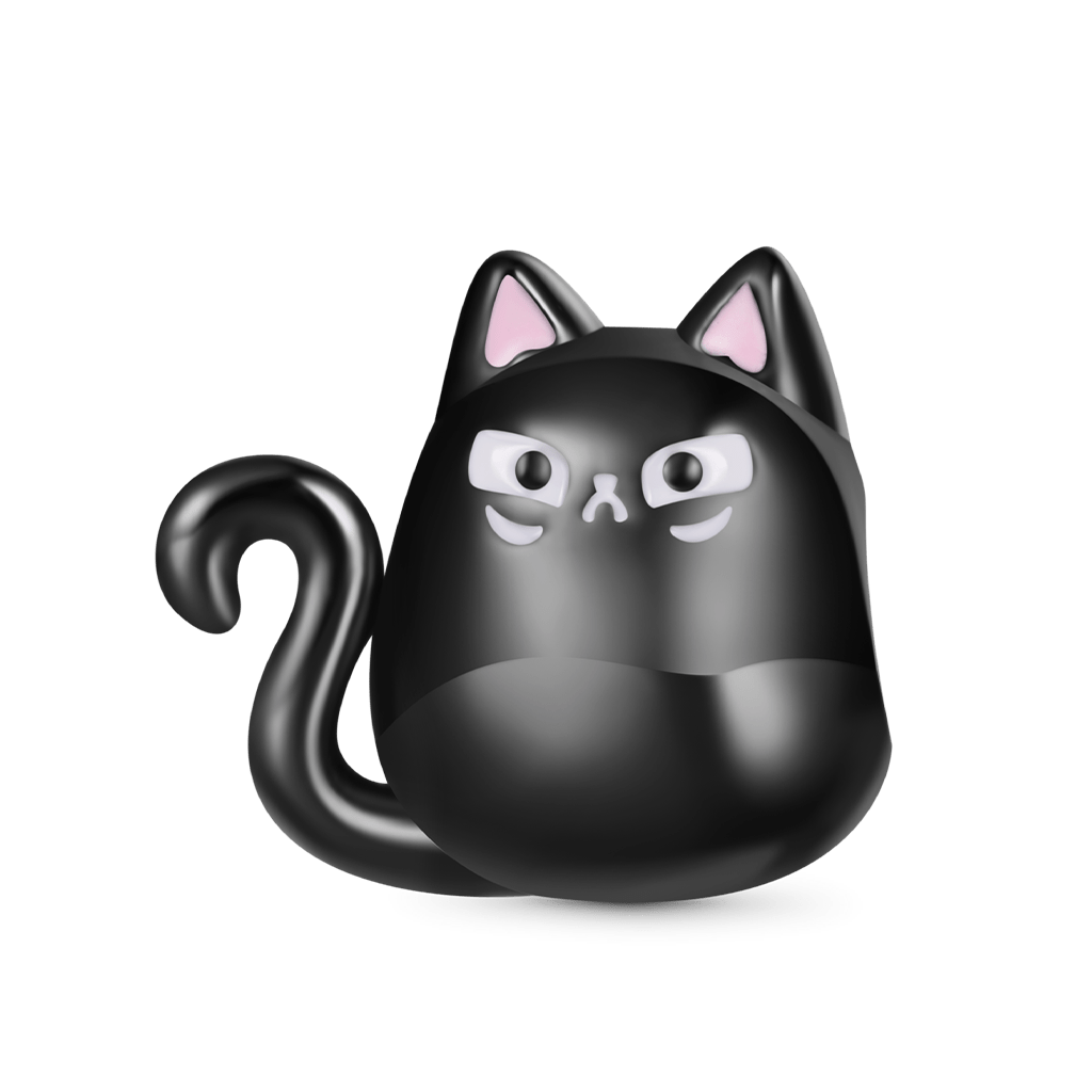 Judgy Cat Charm image number 0