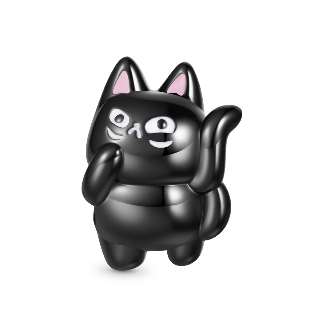 Big Booty Judgy Cat Charm image number 0