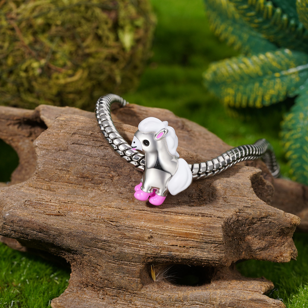 Pink Mini Pony Charm image number 2
