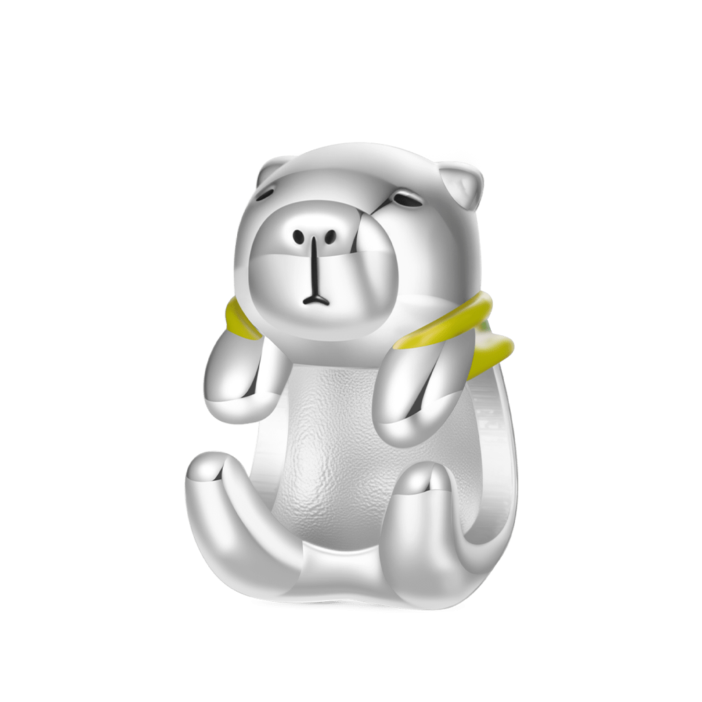 Capybara with Mini Turtle Charm image number 0