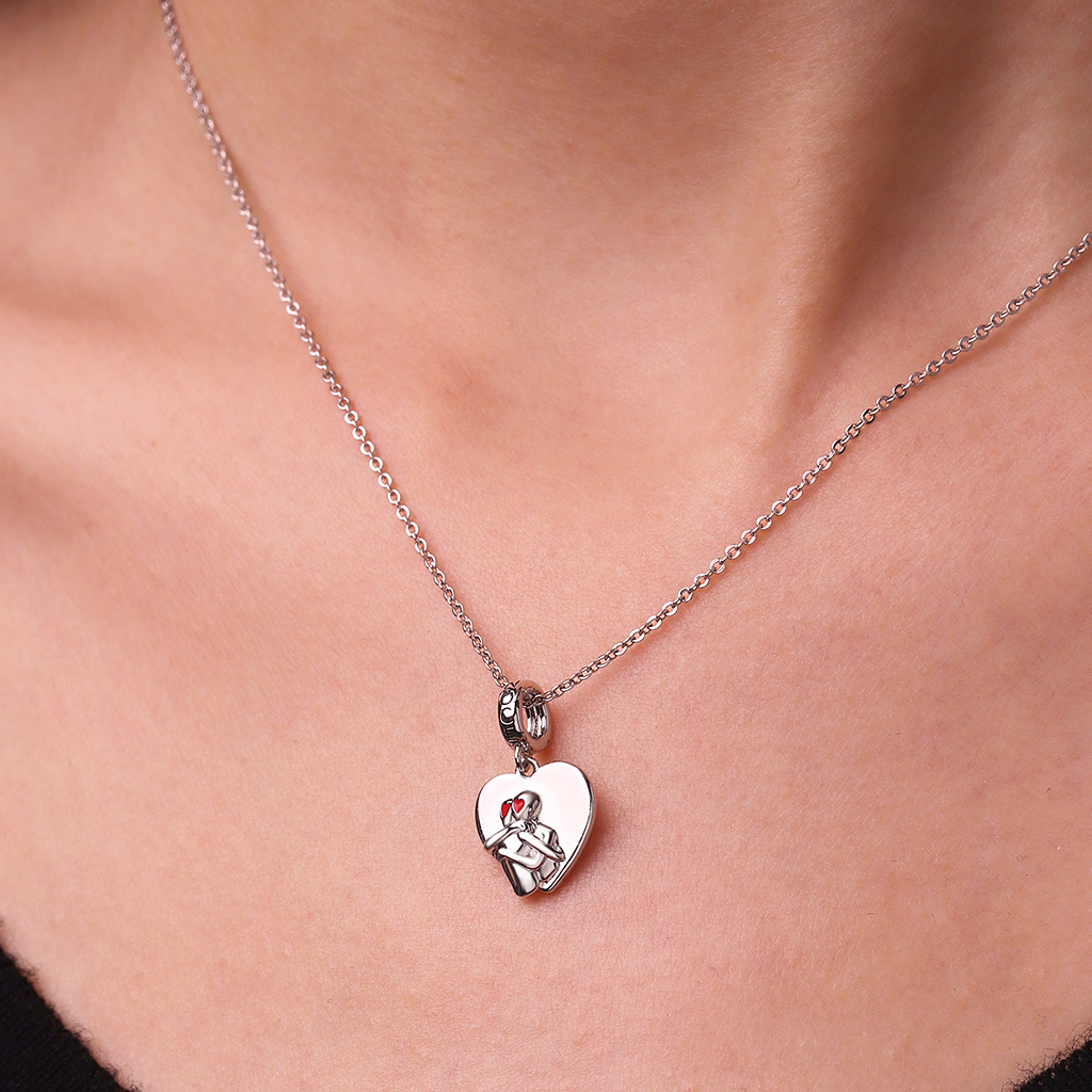 'Self Love' Hugging Heart Pendant image number 5