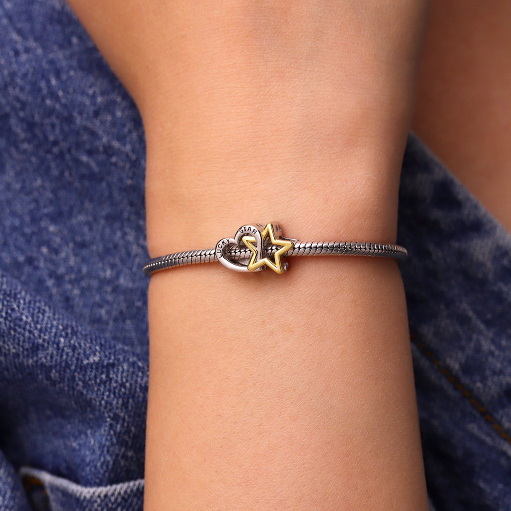 Lucky Star & Heart Charm image number 4