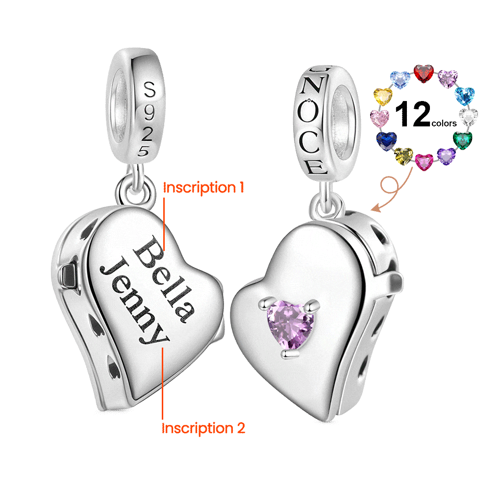 Love Multiple Photo Engravable Pendant image number 5