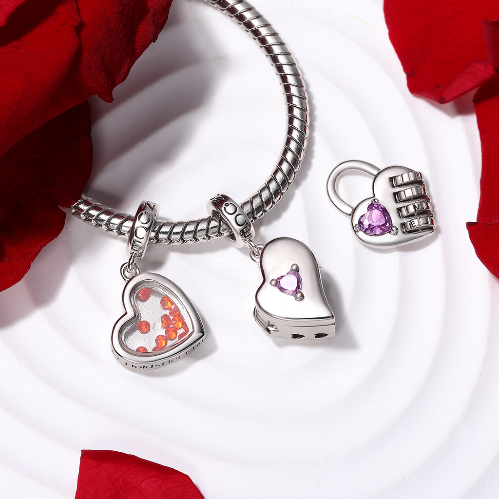 Lock with a Love Code Charm image number 4