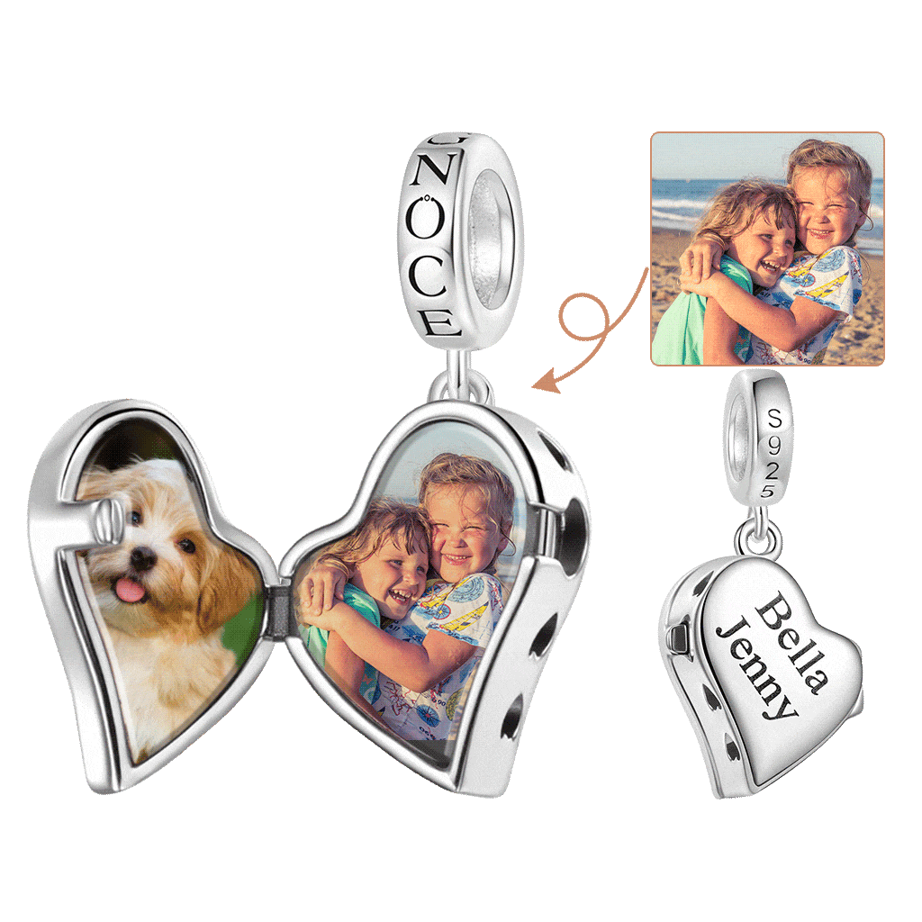 Love Multiple Photo Engravable Pendant image number 0
