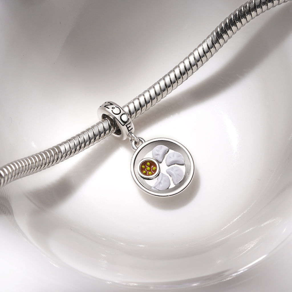 A Plate of Dumplings Pendant image number 2