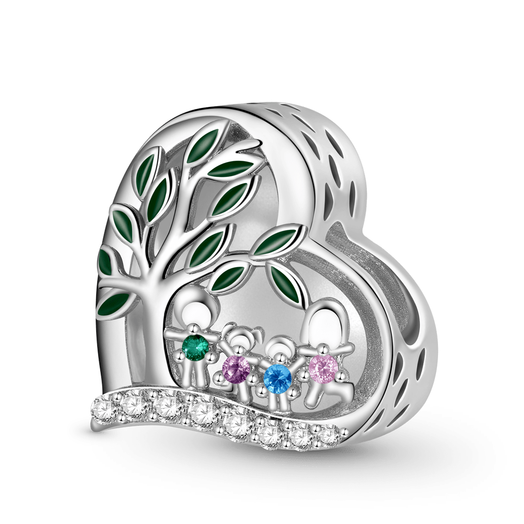 Tree of Life Family Photo Charm image number 1