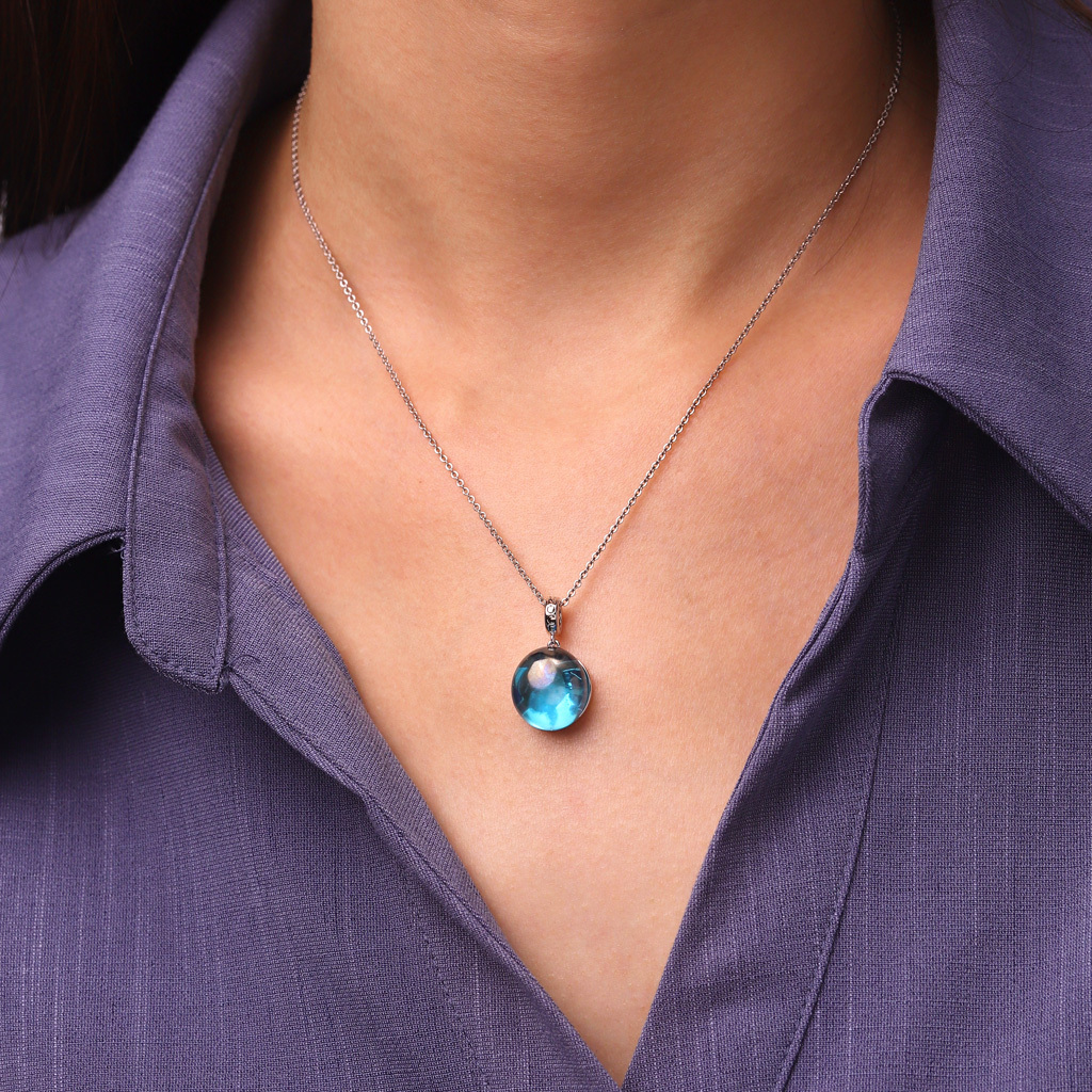 Sea Turtle Glass Pendant image number 5