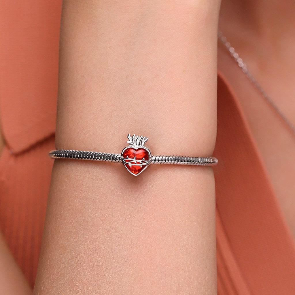 Sacred Heart of Jesus Charm image number 4