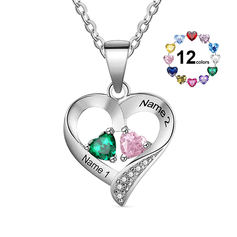 Heart Diamonds Necklace image number 0