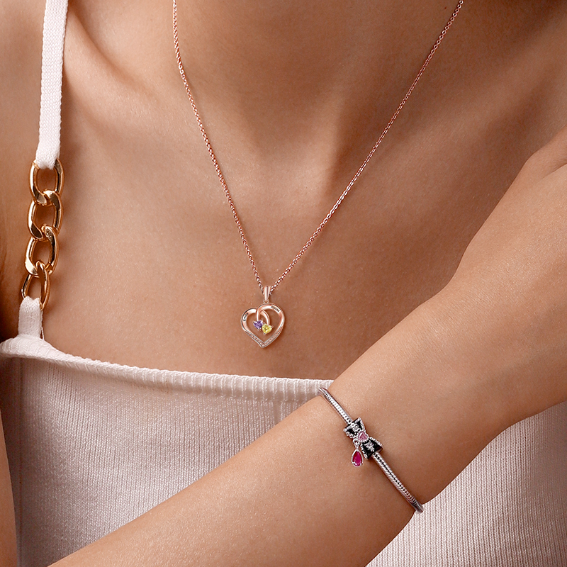 Smart Heart Necklace image number 6