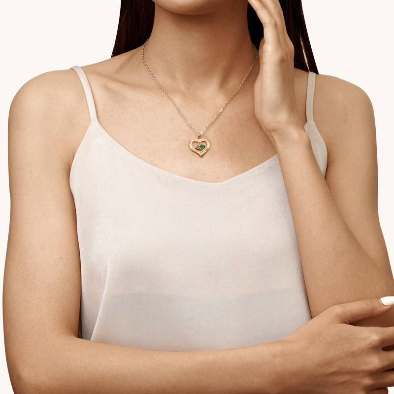 Diamonds Love Necklace image number 5