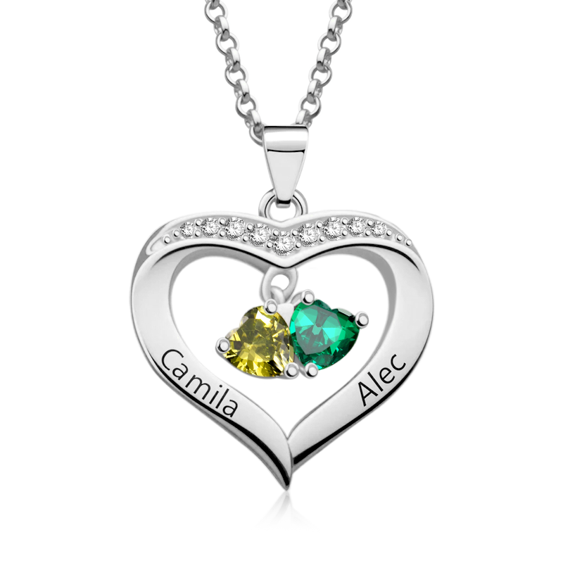 Diamonds Love Necklace image number 3