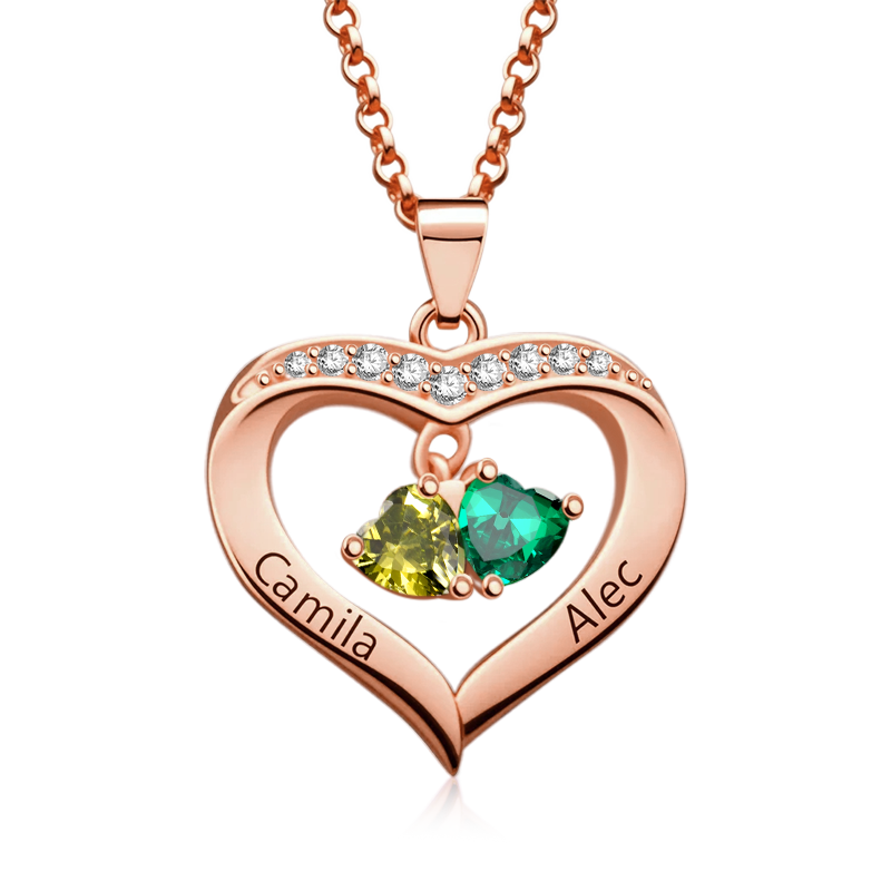 Diamonds Love Necklace image number 2