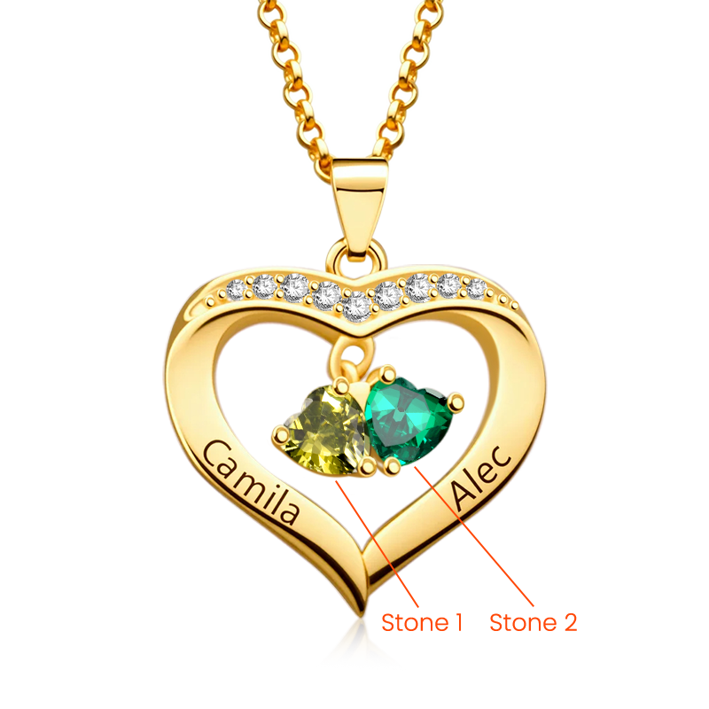 Diamonds Love Necklace image number 1
