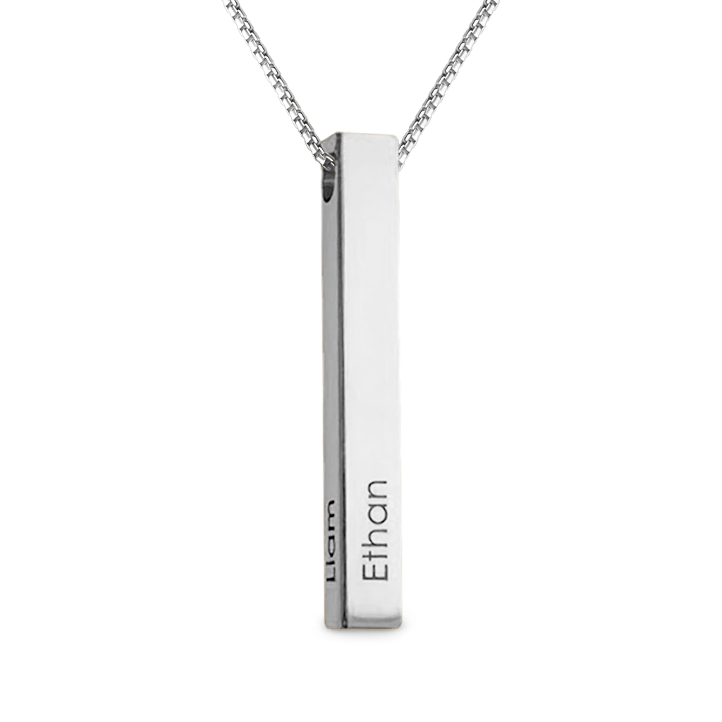 Three-dimensional Column Necklace image number 0