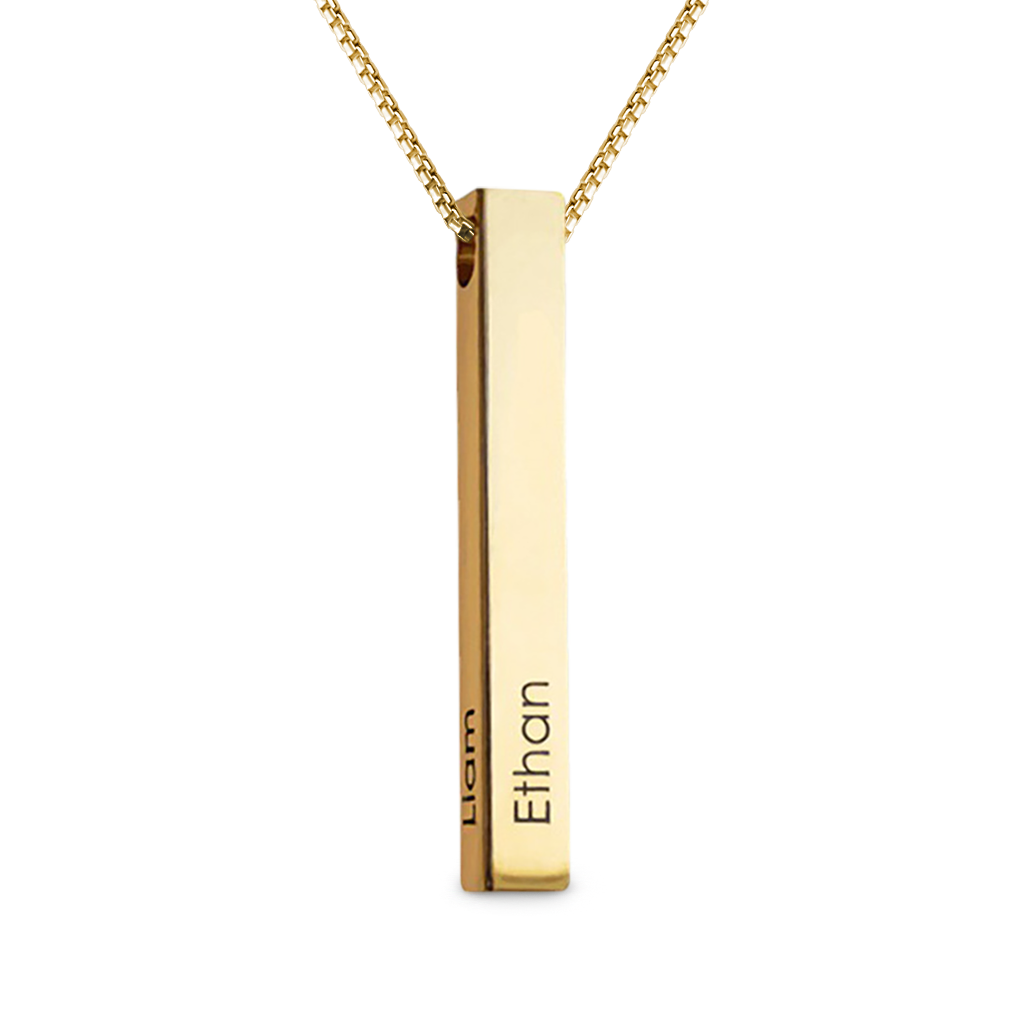 Three-dimensional Column Necklace image number 1