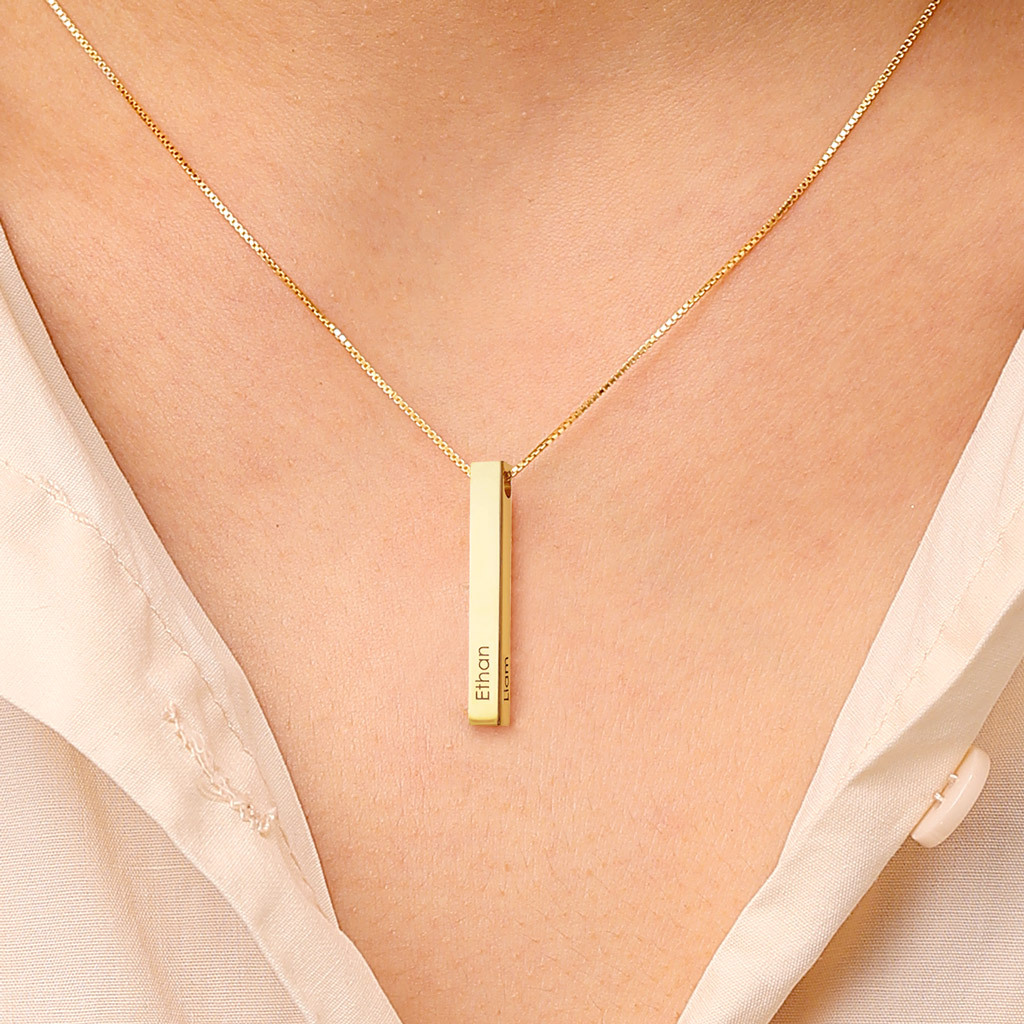 Three-dimensional Column Necklace image number 5