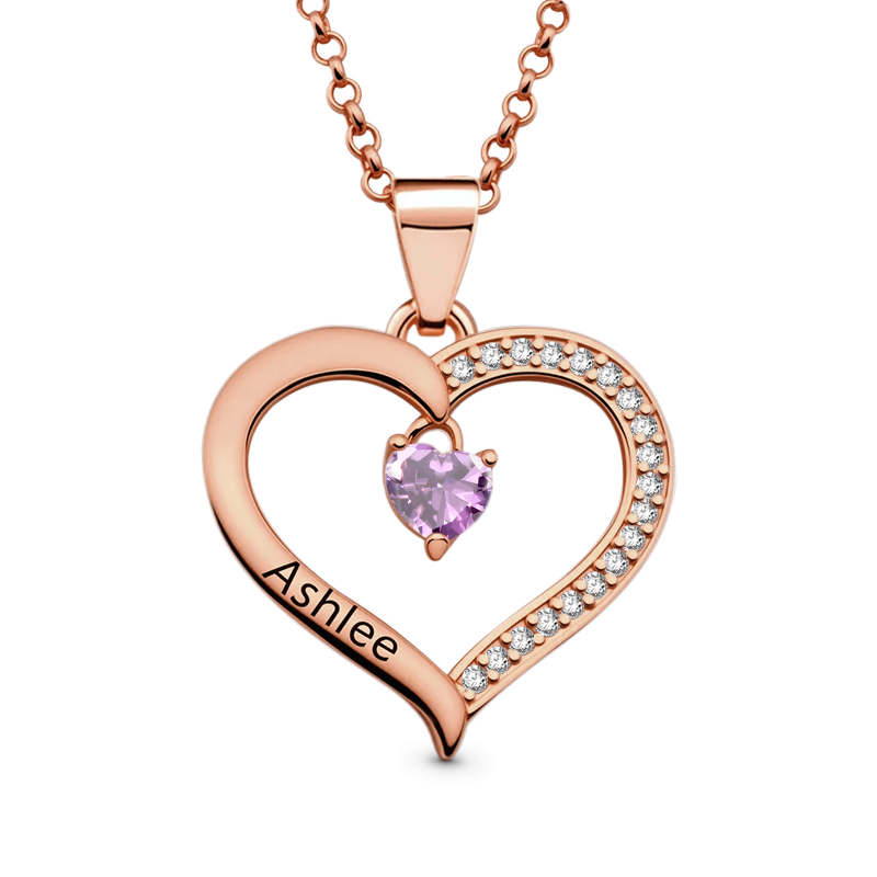 Heart Engravable Necklace image number 2