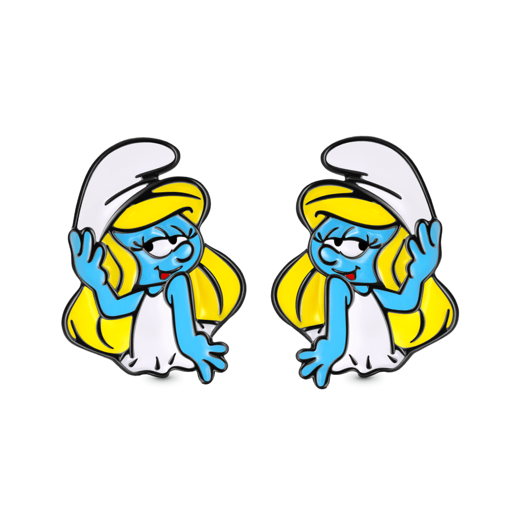 Smurfs Stud Earrings x Pretty Smurfette image number 0
