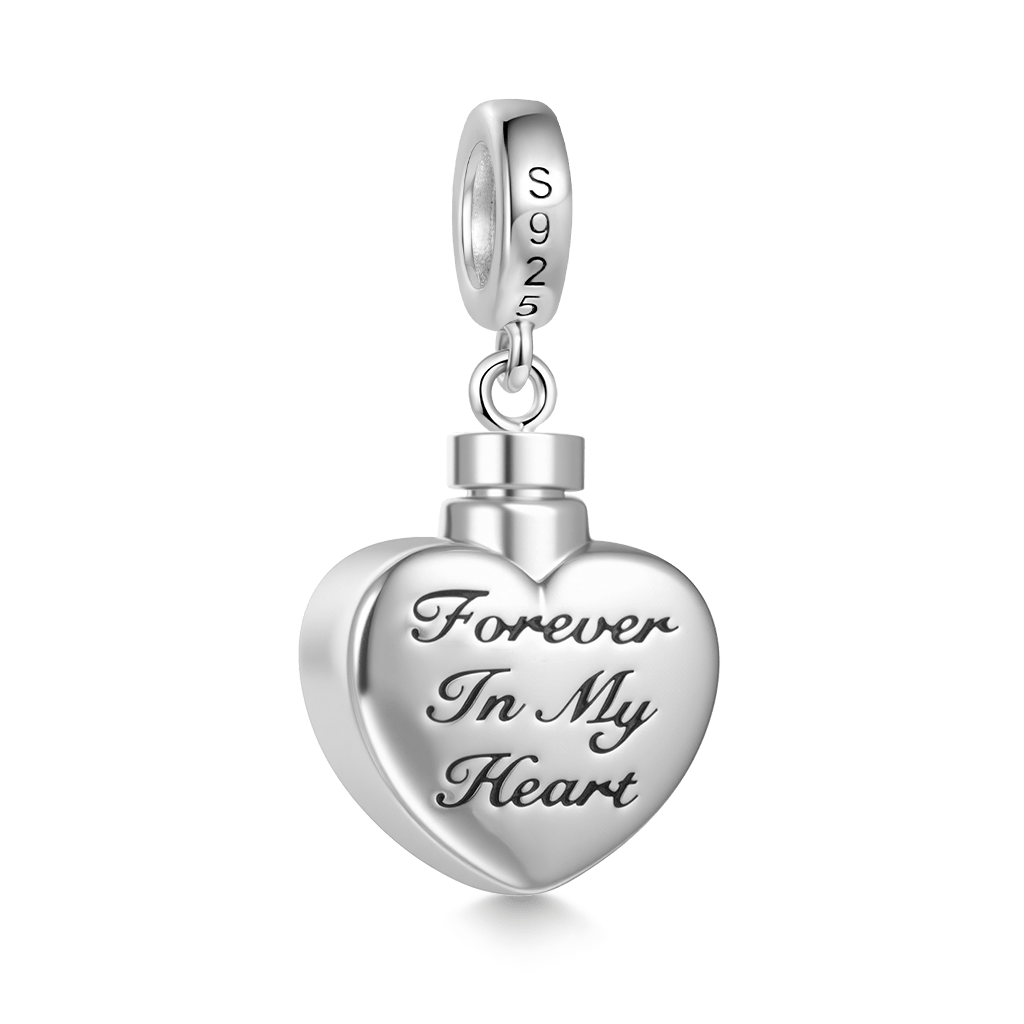 Mum Heart Memorial Urn Ashes Pendant image number 3