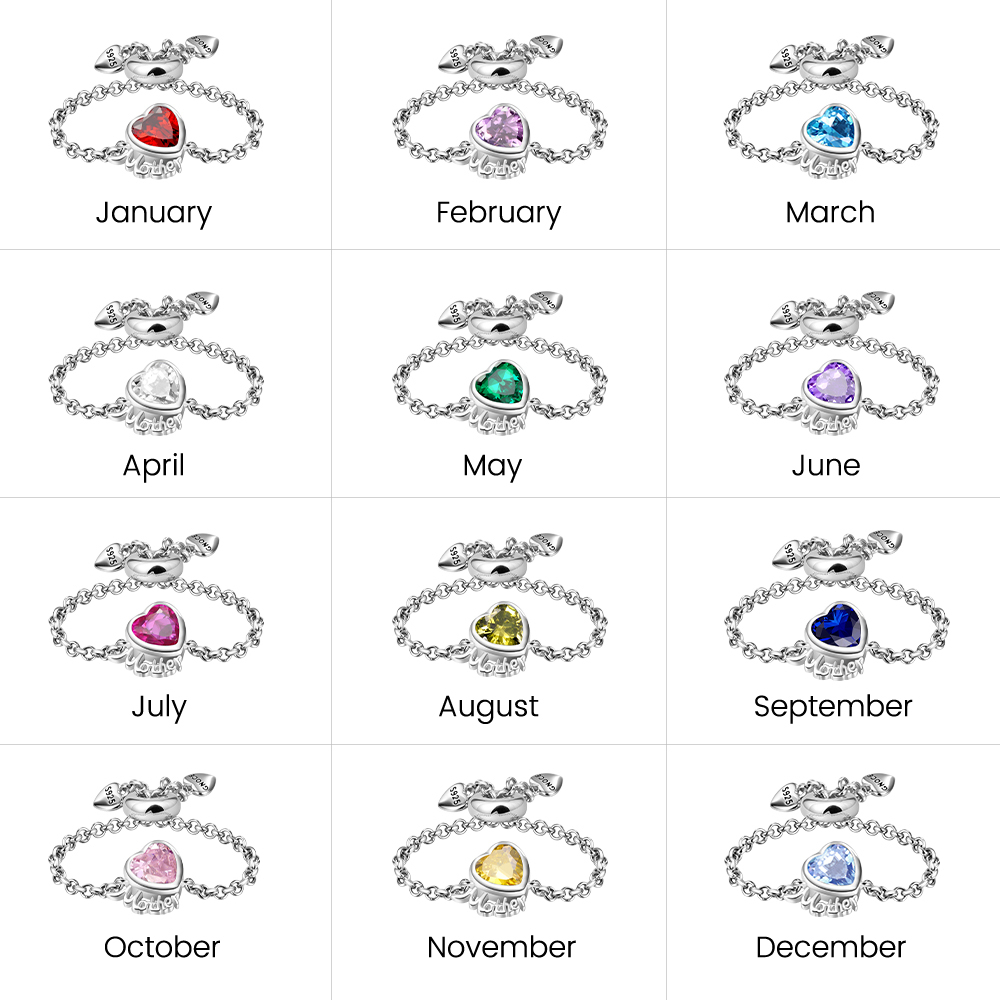 Heart Mother Chain Ring image number 2