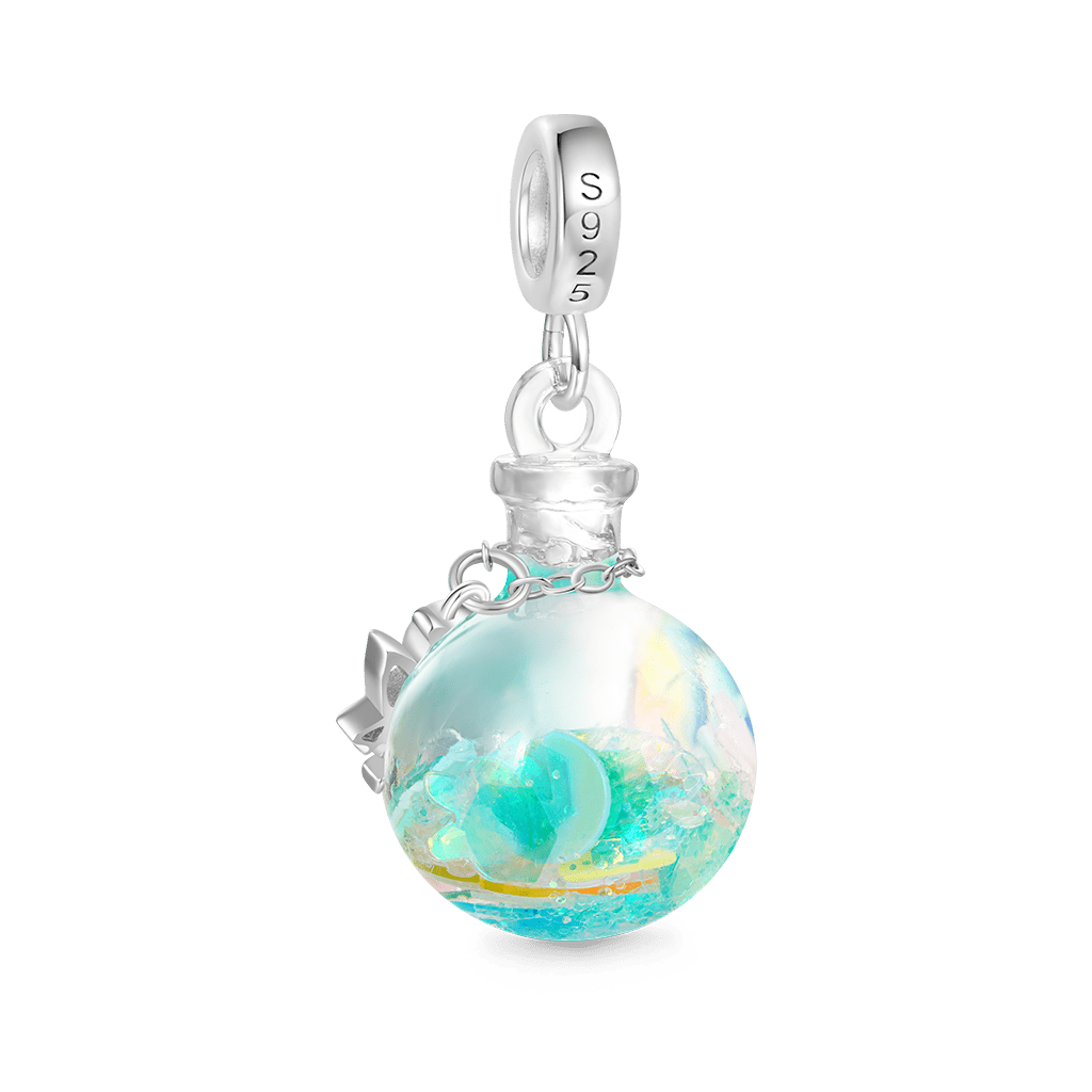 Elf Star Quicksand Bottle Pendant image number 1