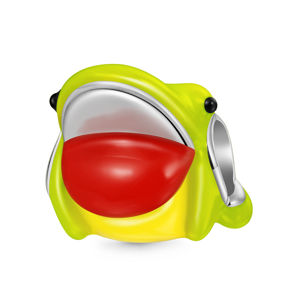 Big Mouth Frog Charm image number 0