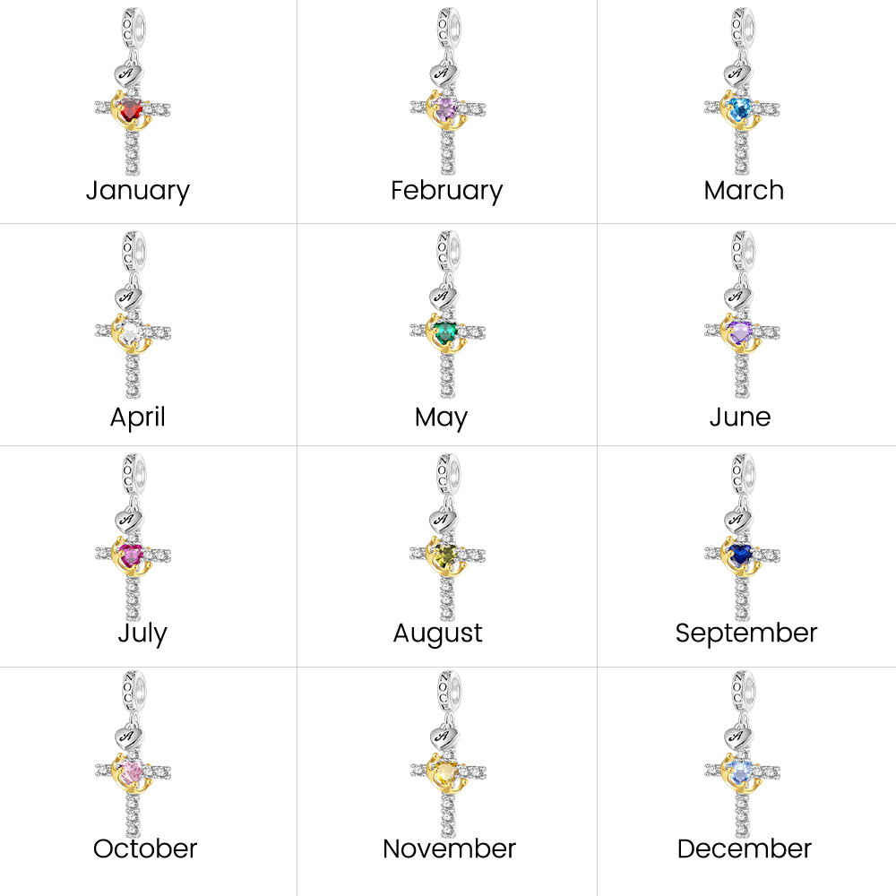 Gold Crown of Thorns Nail Cross Pendant image number 3