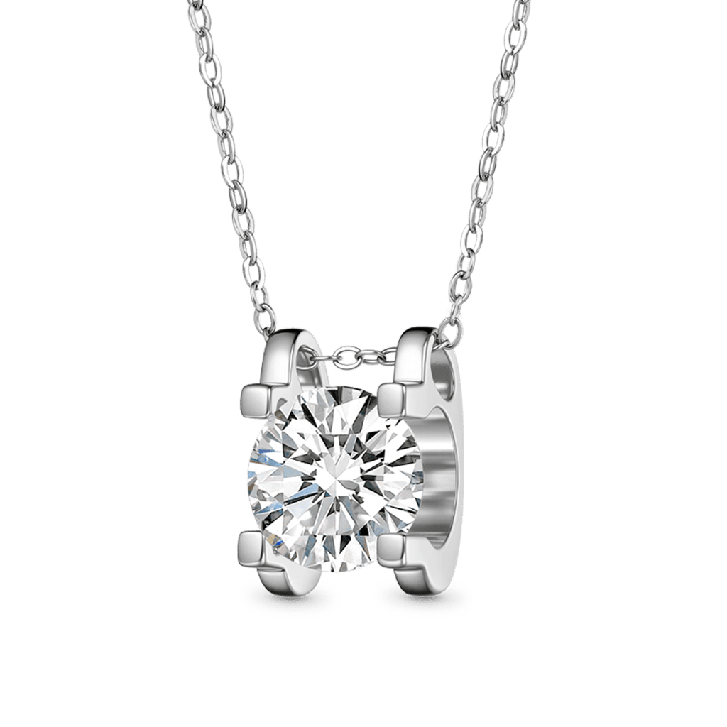 Dazzling 1ct VVS Moissanite Necklace image number 0