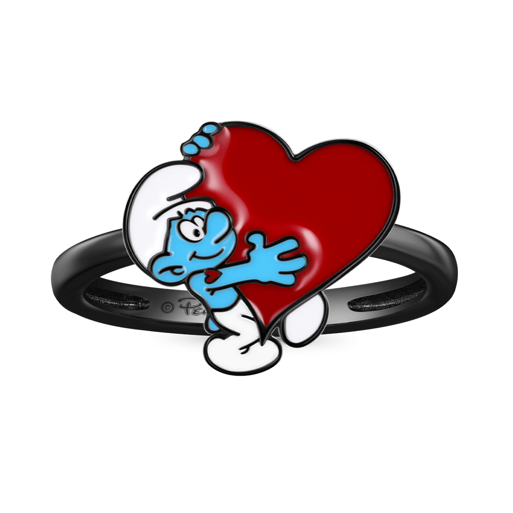 Smurfs Ring x Valentine Love Hefty Smurf image number 0