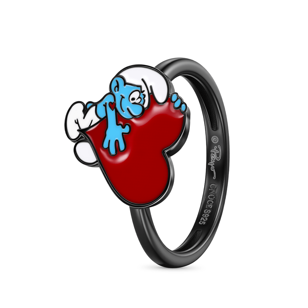 Smurfs Ring x Valentine Love Hefty Smurf image number 1