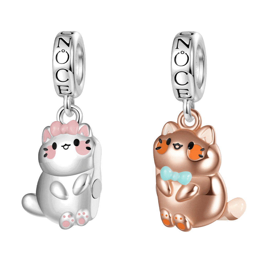 Mochi the Cat Couple Pendant image number 2