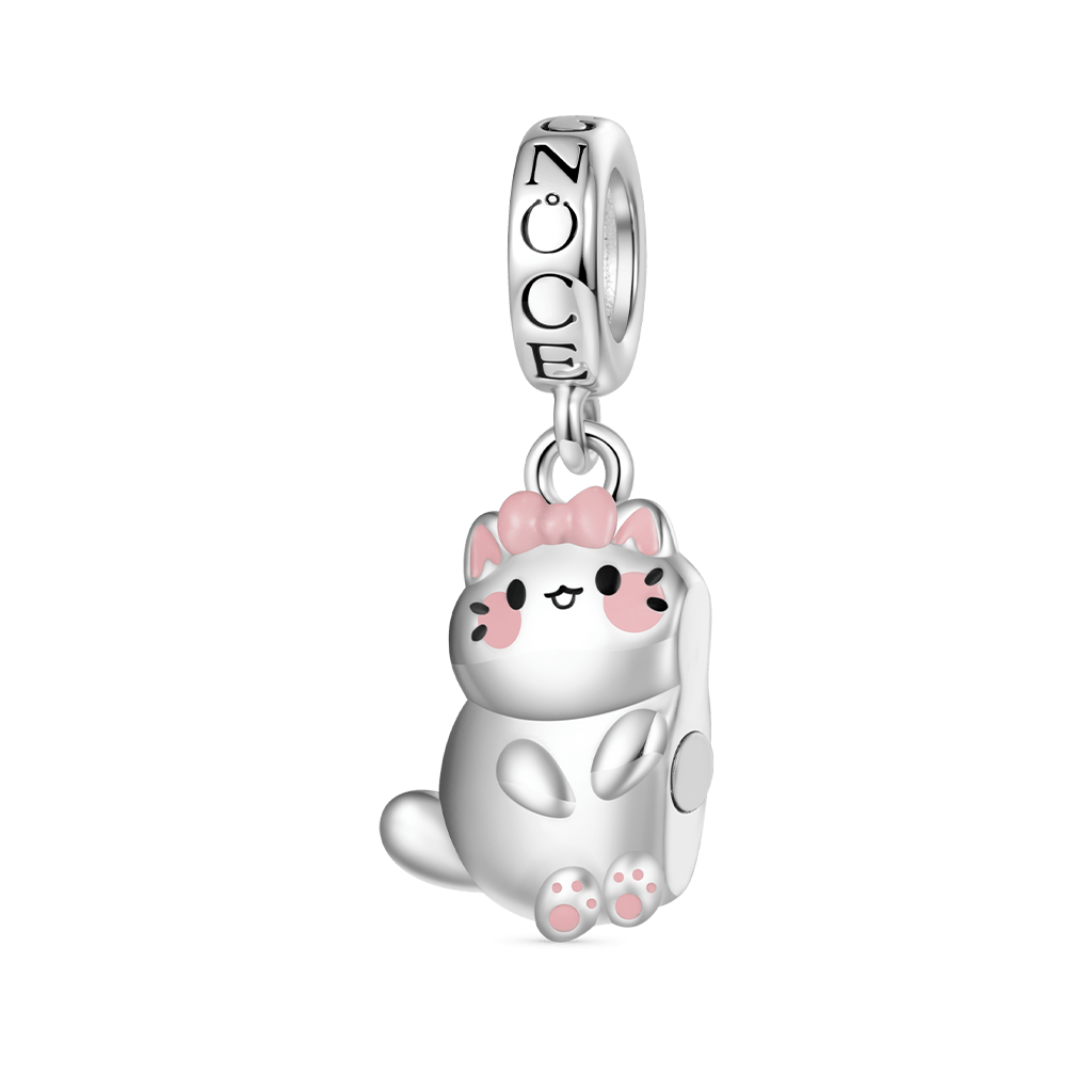 Mochi the Cat Couple Pendant image number 0